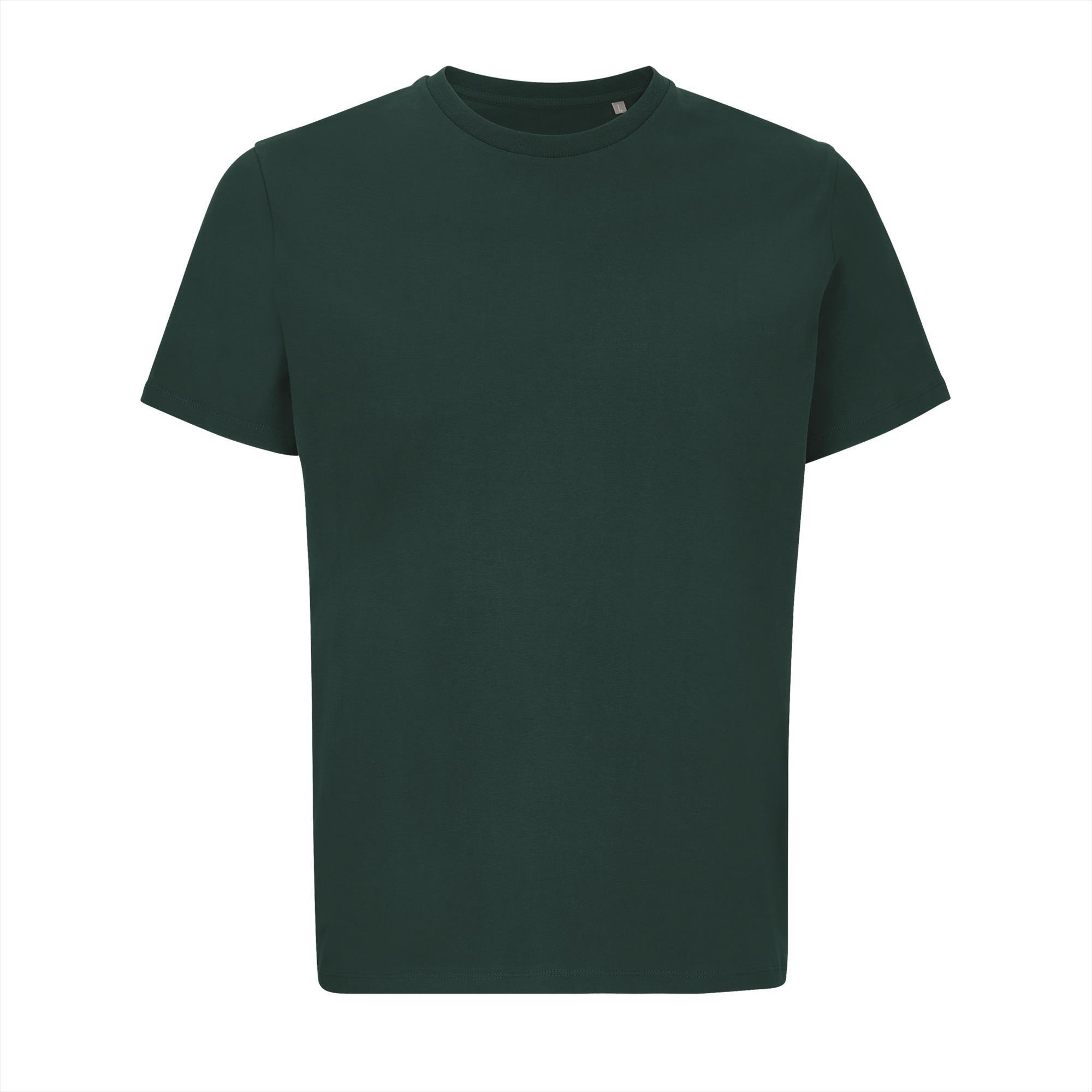 T-shirt heren 100% Organic T-shirt groen empire perfect voor personalisatie bedrukking.