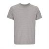 T-shirt heren grijs melange perfect voor personalisatie bedrukking.
