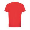 foto 2 T-shirt heren helder rood perfect voor personalisatie bedrukking.