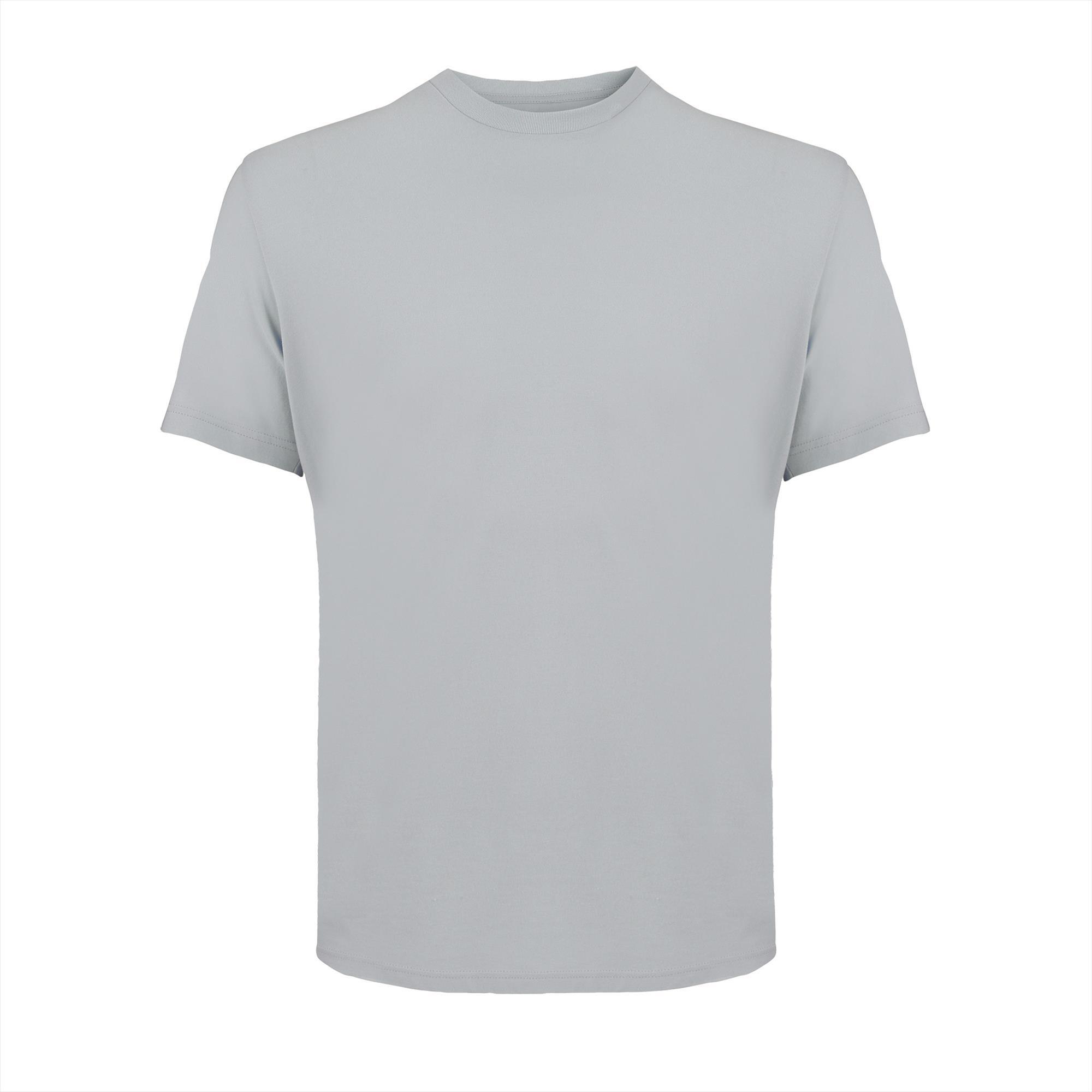 T-shirt heren light blue comfort te bedrukken met logo