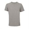 T-shirt heren light grey melange comfort te bedrukken met logo