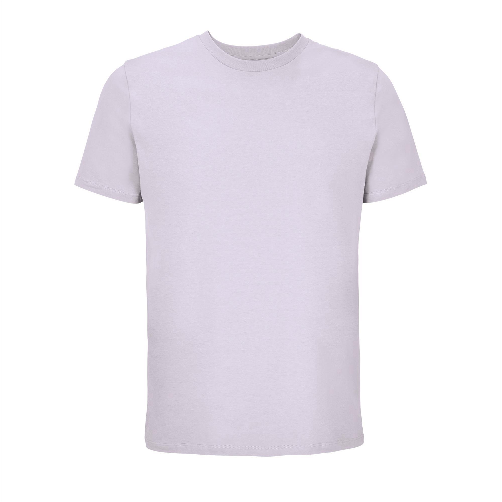 T-shirt heren lila perfect voor personalisatie bedrukking.