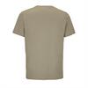 foto 2 T-shirt khaki perfect voor personalisatie bedrukking.
