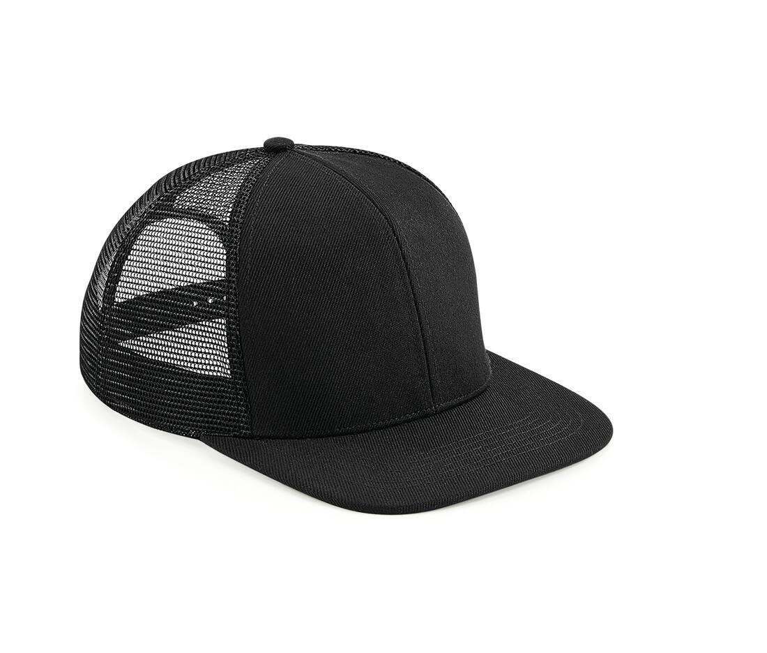 Traditionele trucker cap black/black volwassen