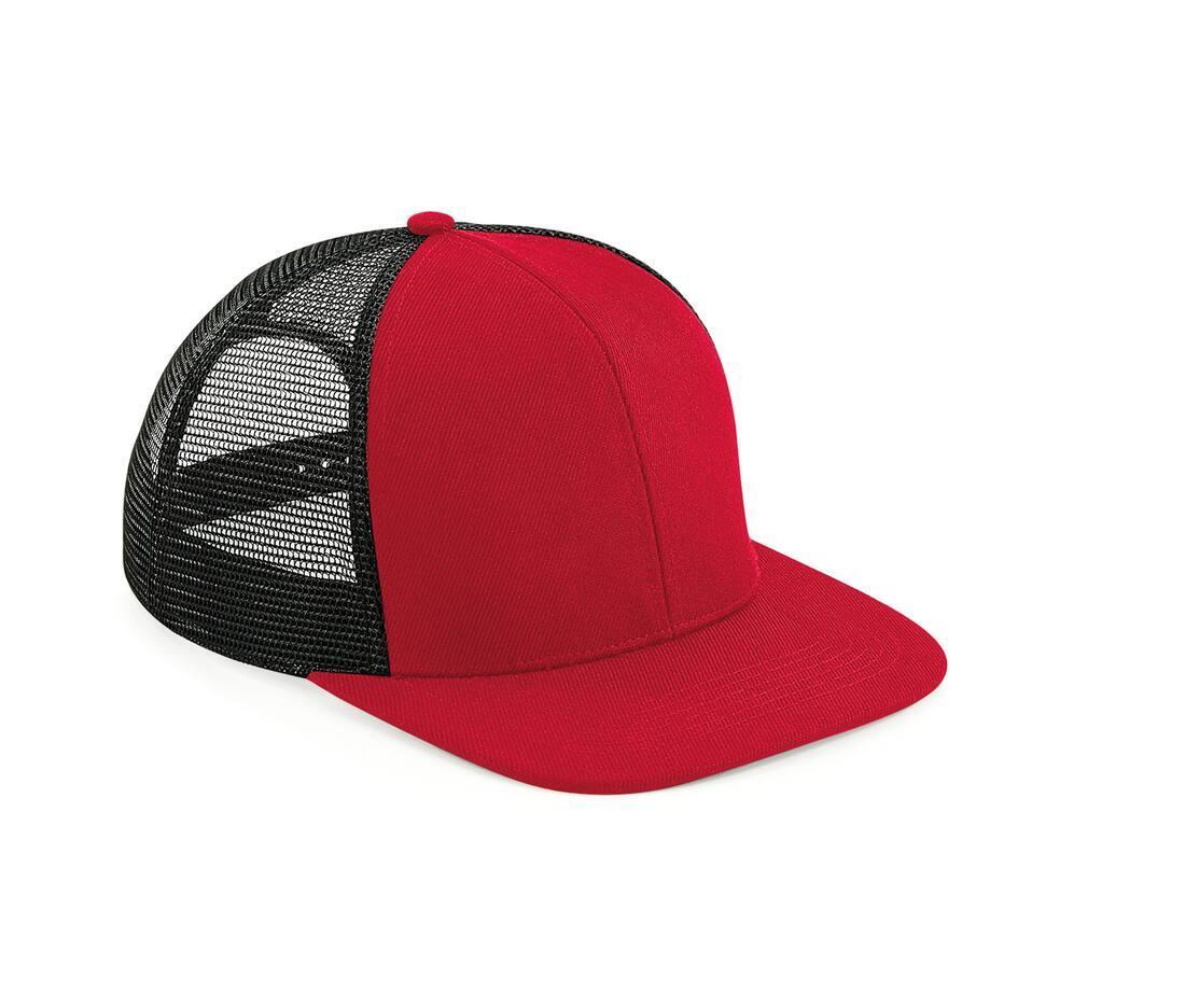 Traditionele trucker cap classic red/black volwassen