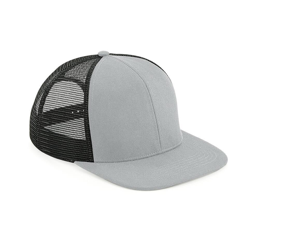 Traditionele trucker cap grey/black volwassen