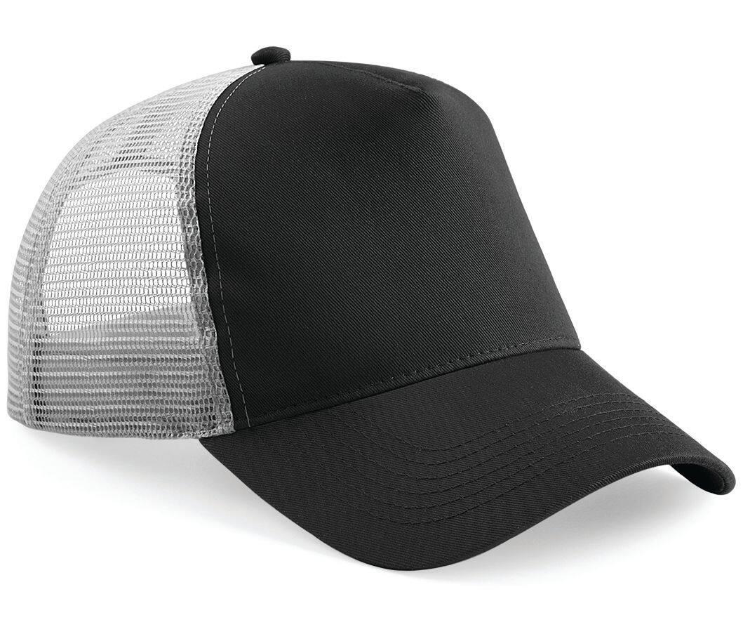 Trucker pet black/light grey volwassen Trucker caps