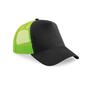 Trucker pet black/lime green volwassen Trucker caps