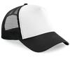 Trucker pet black/white volwassen Trucker caps