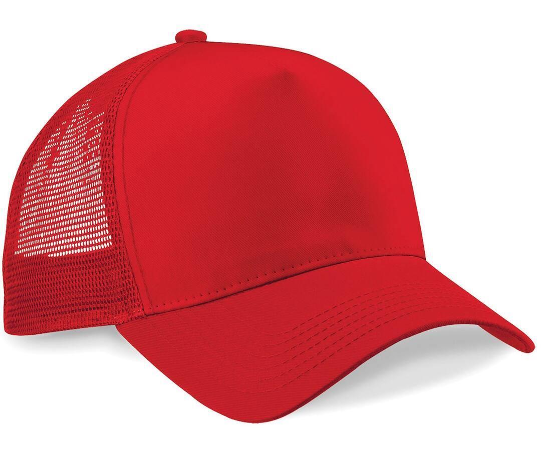 Trucker pet classic red/classic red volwassen Trucker caps