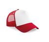 Trucker pet classic red/white volwassen Trucker caps
