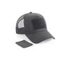 Trucker pet graphite grey verwijderbare patch