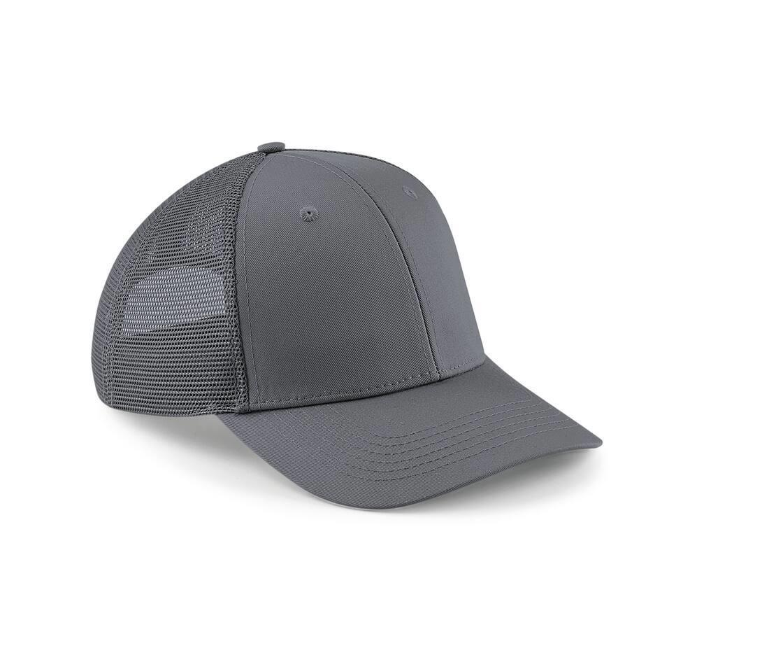 Trucker pet graphite grey volwassen moderne uitstraling