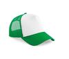 Trucker pet pure green/white volwassen Trucker caps