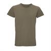 Unisex T-shirt heren leger groen bedrukbaar