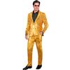 foto 2  Goudkoorts heren kostuum met bling bling  schitterend in de spotlight als gouden man