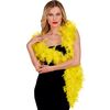 foto 2  Luxueuze 180 cm lange boa voor feesten en partijen 80 Gram stralend geel