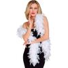 foto 2  Schitter in stijl met onze witte boa met zilver 80 gram 180 cm lang glamoureus accessoire