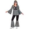 foto 2 70s groovy kostuum disco zilver voor dames