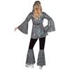 foto 4 70s groovy kostuum disco zilver voor dames