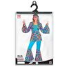 foto 2 70s groovy kostuum luchtbellen blauw voor dames