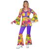 foto 2 Back to the sixties hippie kostuum voor dames verspreid peace en love in flower power stijl
