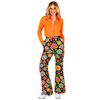 foto 3 Betoverende Bloemenprint Broek voor Dames zestiger Jaren Stijl!