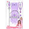 foto 2 Betoverende prinsessen set in het paars voor kids complete koninklijke set met tiara ketting oorbellen handschoenen en ring