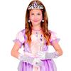 foto 4 Betoverende prinsessen set in het paars voor kids complete koninklijke set met tiara ketting oorbellen handschoenen en ring