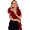 foto 2 Boa bordeaux maak een statement op het feest met onze luxueuze 180 cm Lange 50 Grams Boa