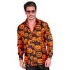foto 2 Comfortabele en stijlvolle Halloween heren blouse met pompoenen  perfect voor elk halloween feest!