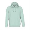 Comfortabele hoodie unisex arctic blue sweater