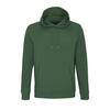 Comfortabele hoodie unisex flessengroen sweater