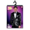 foto 5 Geef je  feestgarderobe een glamoureuze upgrade met ons zwarte bling bling  pailletten colbert met satijnen zakken