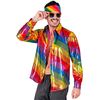 foto 2 Glinstering en sprankelend de Pailletten blouse voor heren in alle kleuren van de regenboog