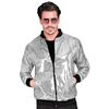 foto 3 Glitter in Stijl zilveren pailletten bomber jack voor mannen en vrouwen