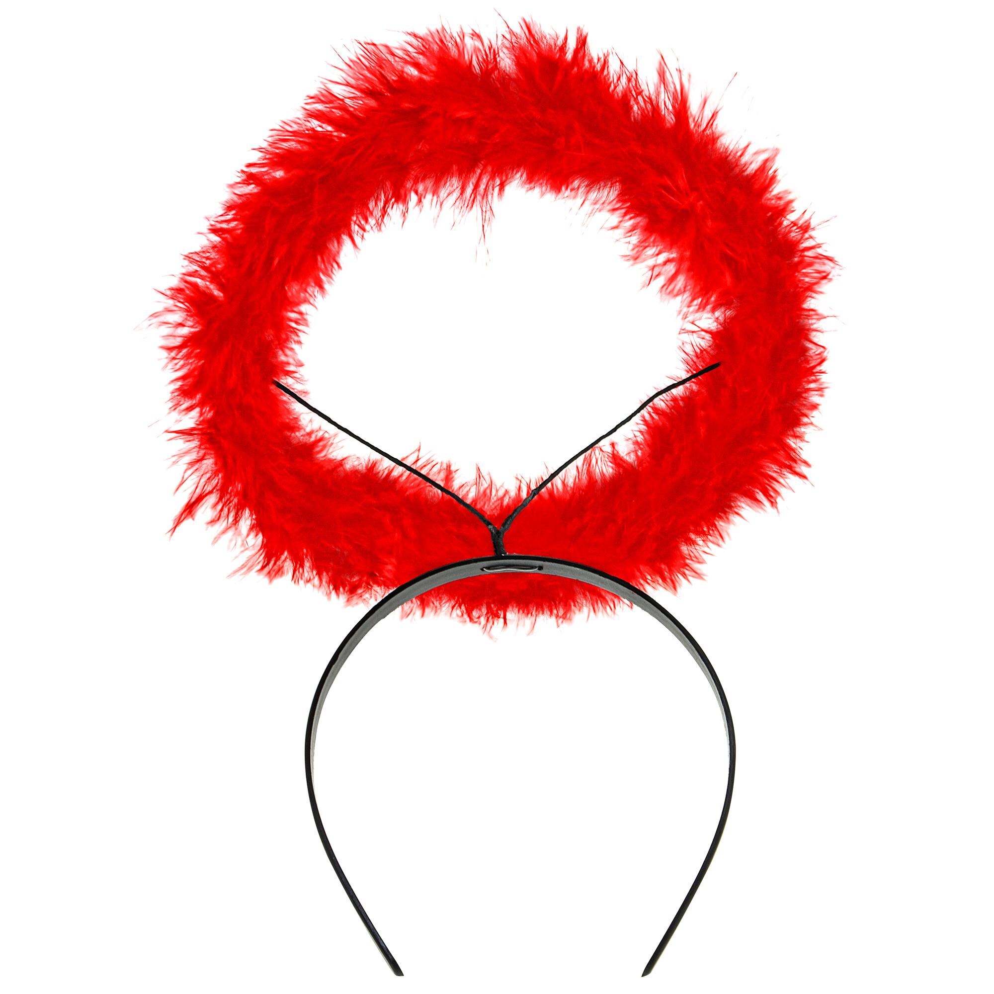 Haarband met aureool, rood
