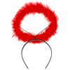 Haarband met aureool, rood