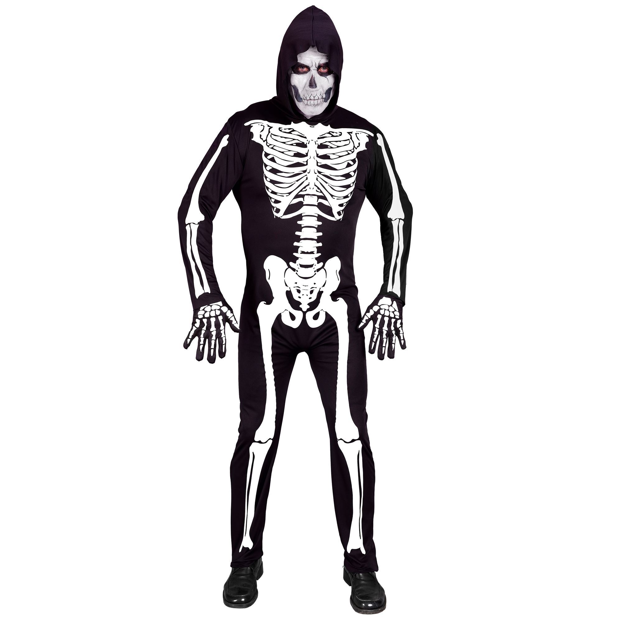 Het traditionele skeletten botten kostuum voor volwassenen een tijdloze keuze voor halloween