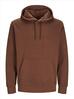 Hoodie cappuccino bruin JACK & JONES Basic Hood Sweat hoodies bedrukbaar