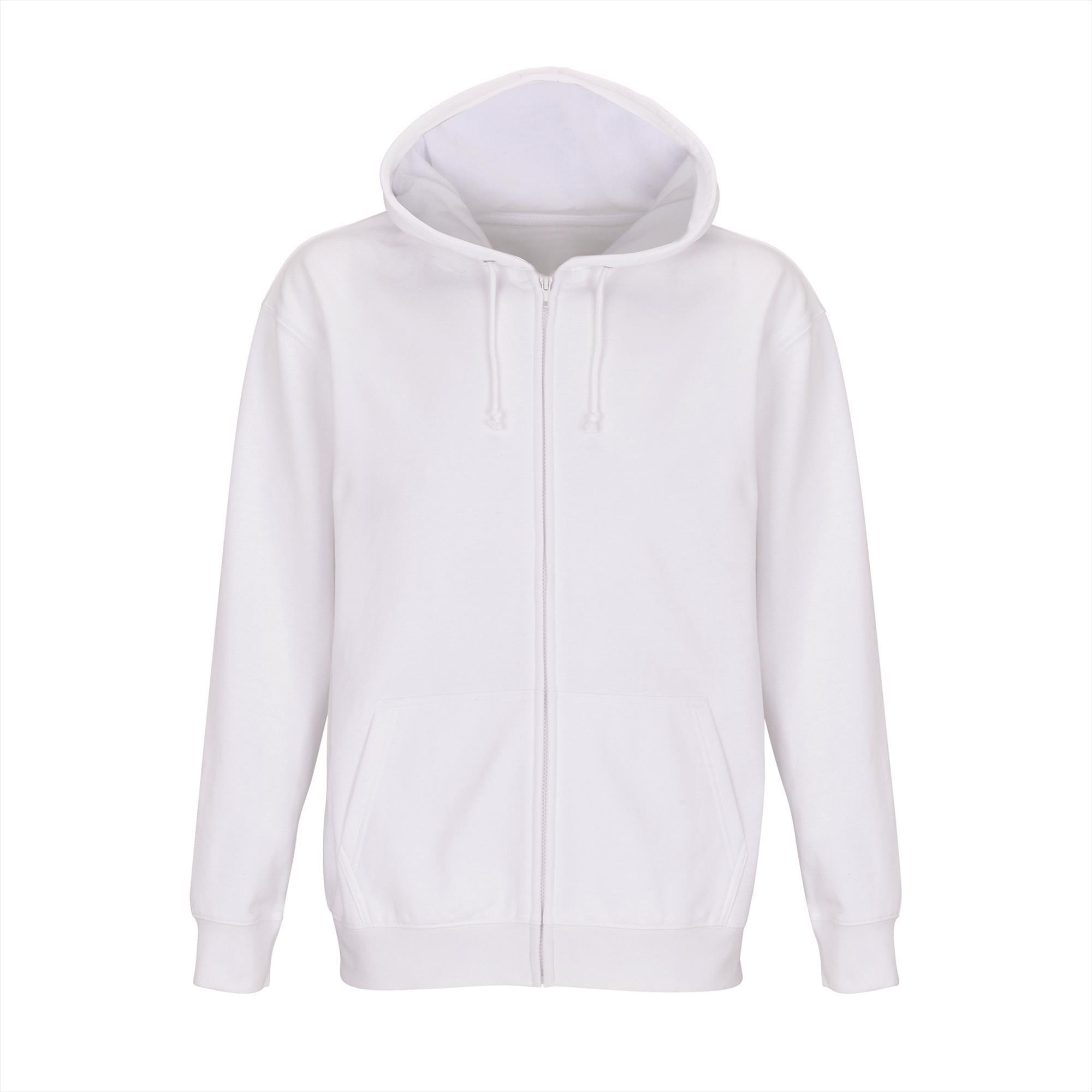 Hoodie comfortabele unisex hoodie wit