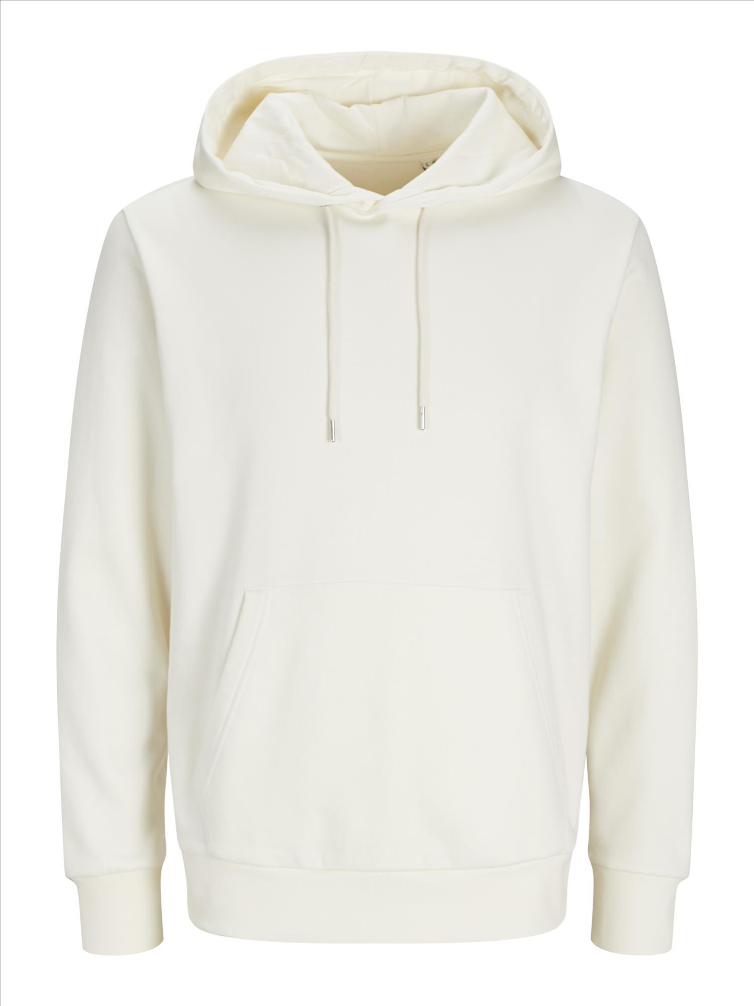 Hoodie egret offwhite JACK & JONES Basic Hood Sweat hoodies bedrukbaar