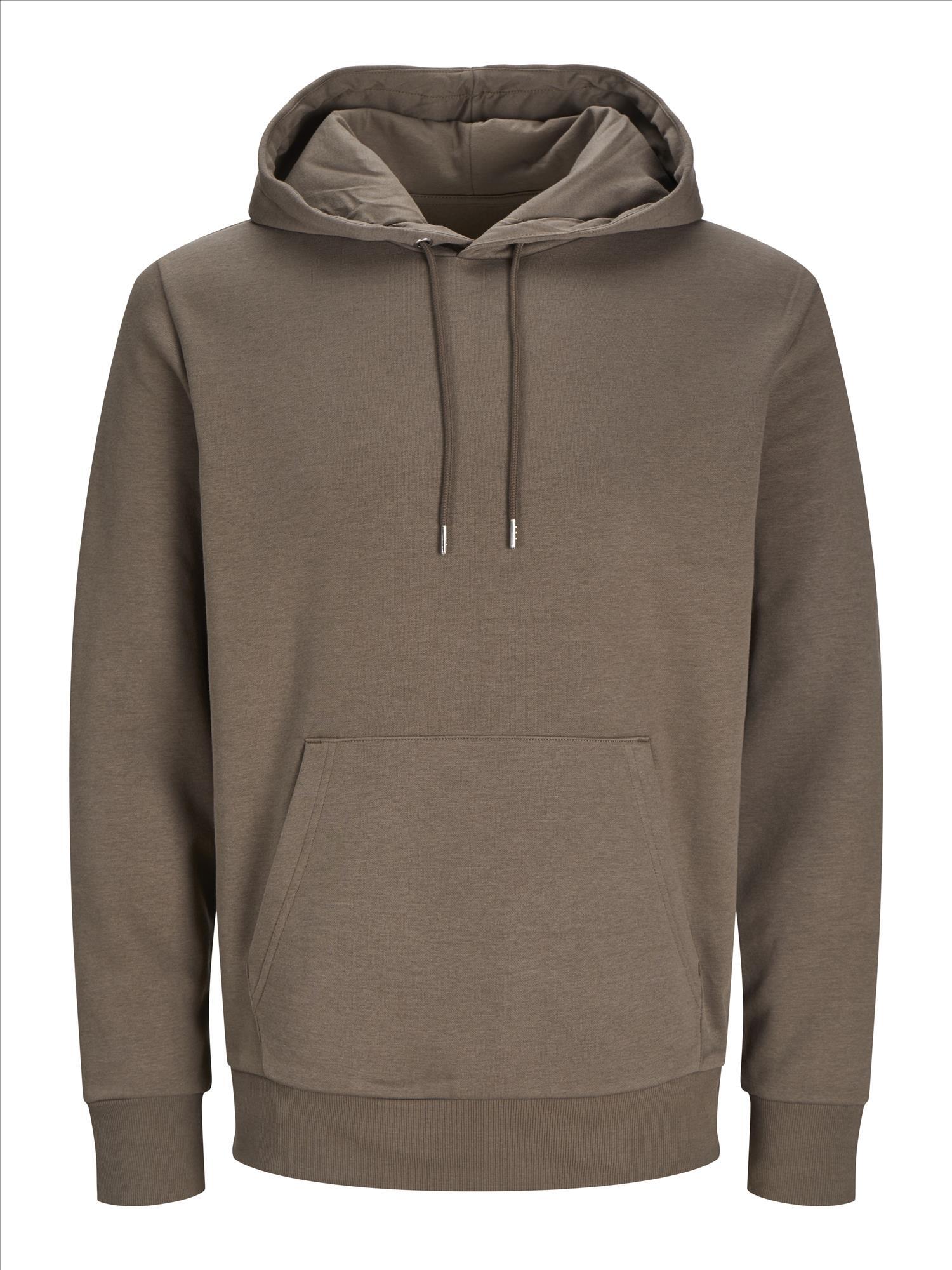 Hoodie falcon brown JACK & JONES Basic Hood Sweat hoodies bedrukbaar