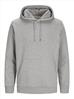 Hoodie light grey melange JACK & JONES Basic Hood Sweat hoodies bedrukbaar