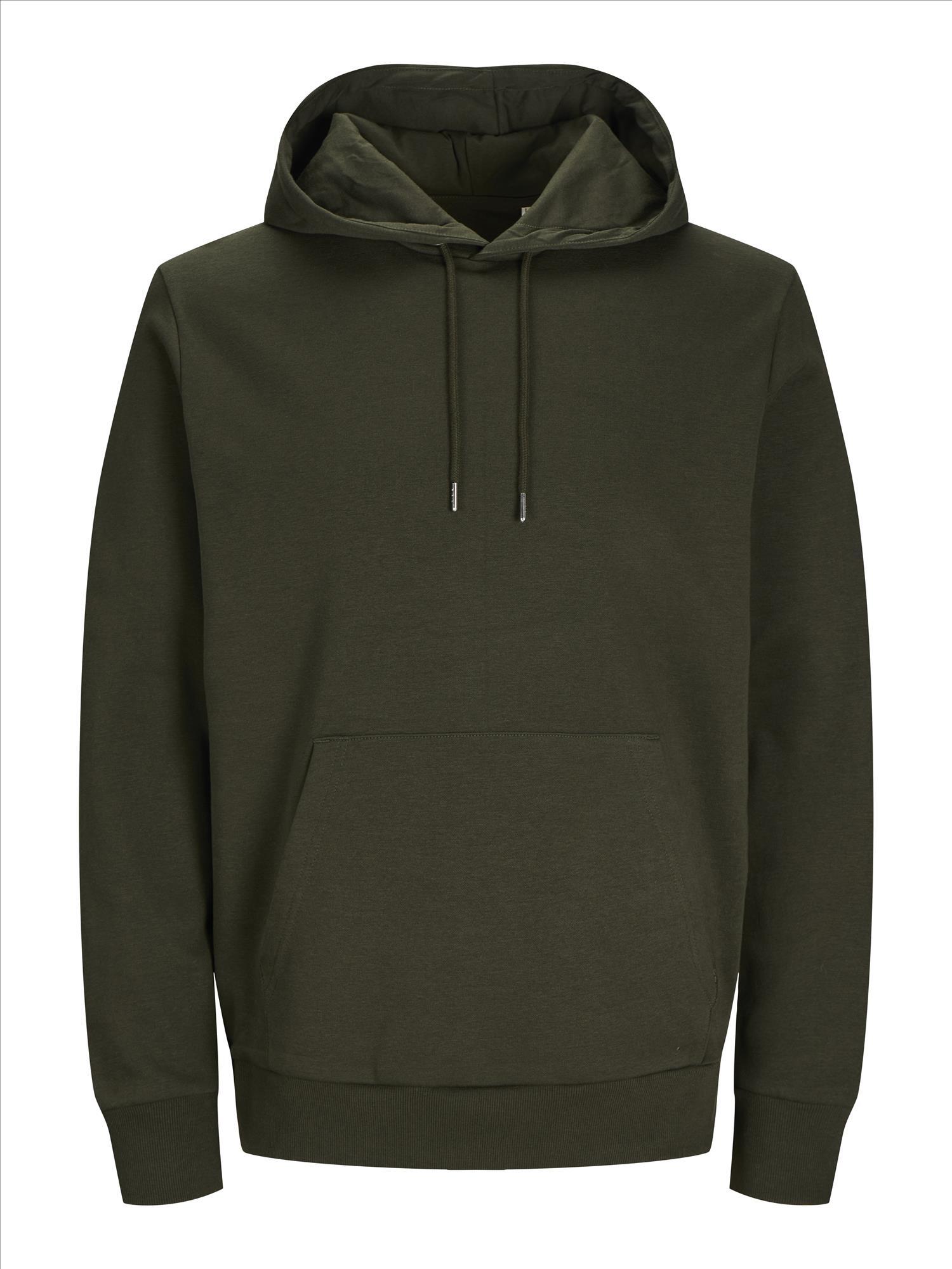 Hoodie rosin green JACK & JONES Basic Hood Sweat hoodies bedrukbaar