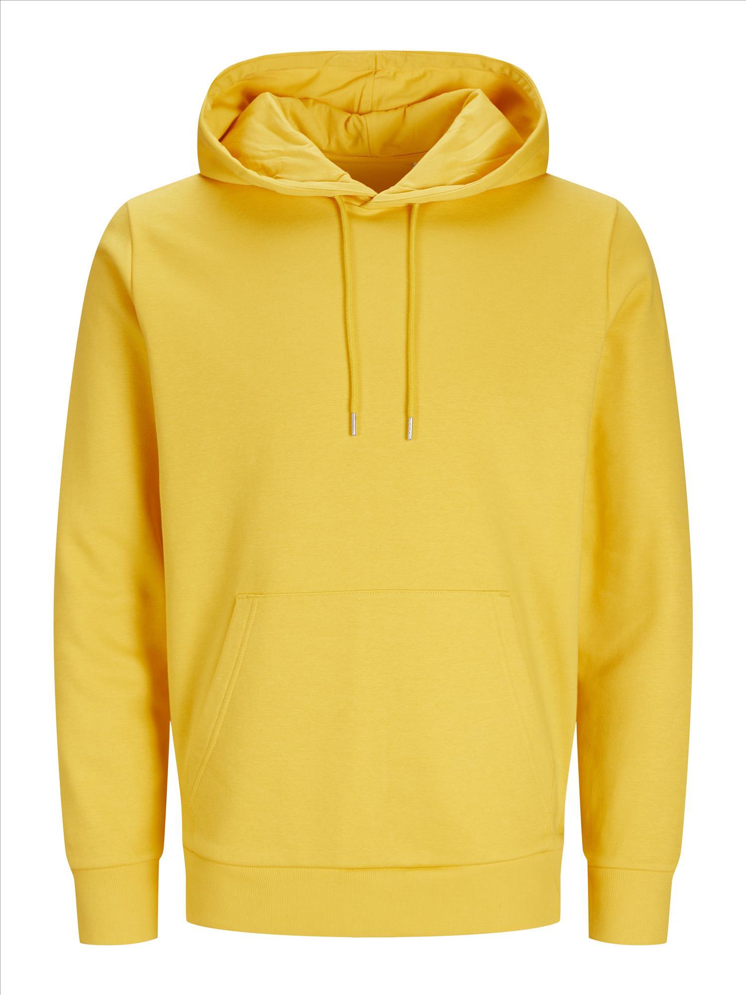 Hoodie spectra yellow JACK & JONES Basic Hood Sweat hoodies bedrukbaar