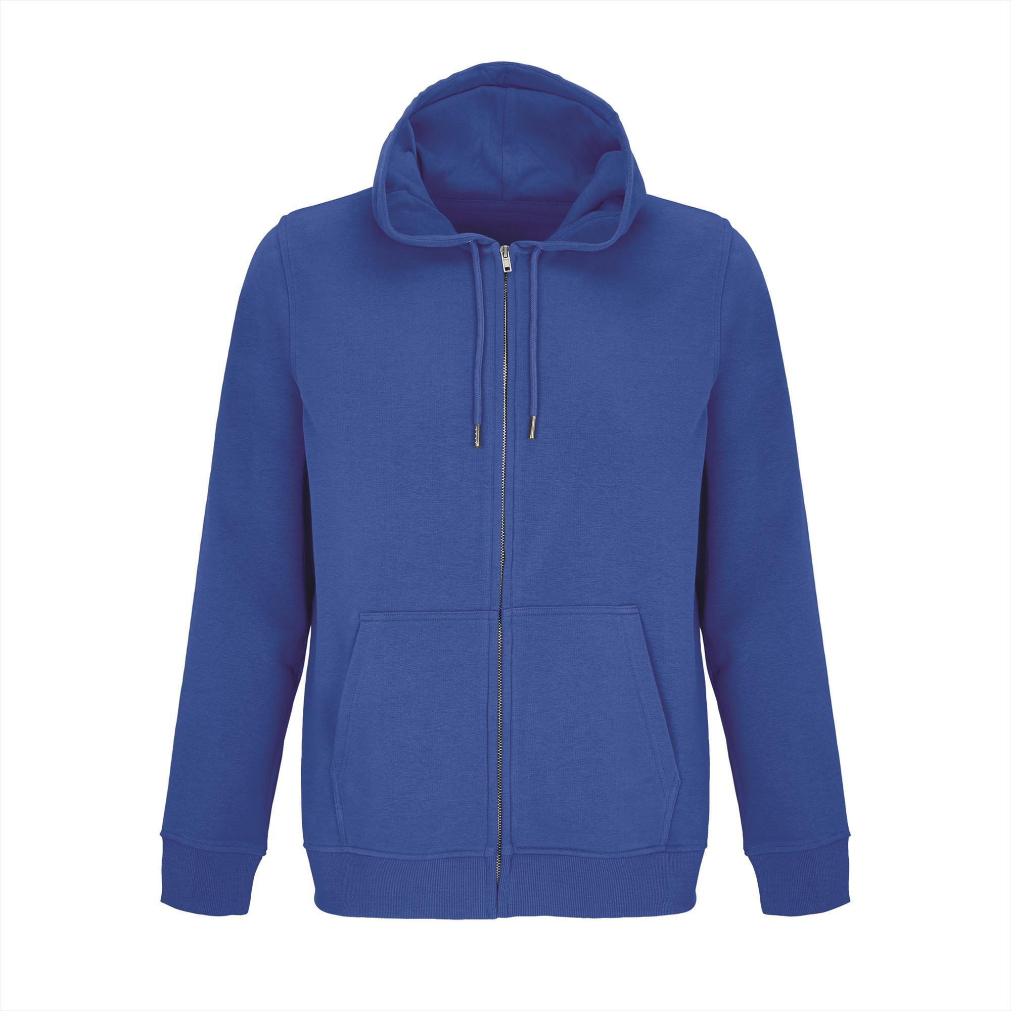 Hoodie unisex royal blauw  ontwerpen en bedrukken