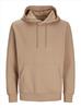 Hoodie warm taupe sand JACK & JONES Basic Hood Sweat hoodies bedrukbaar