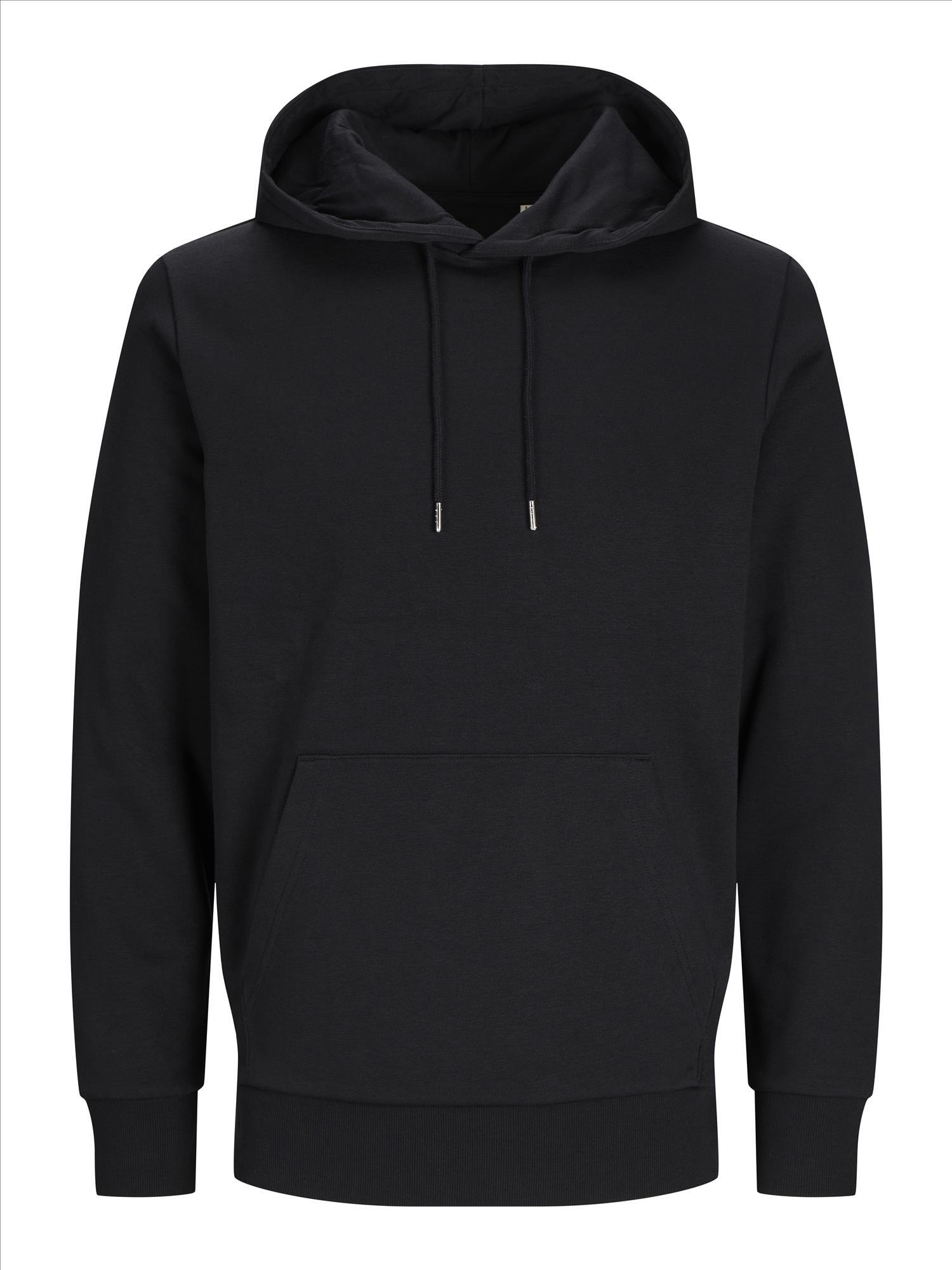 Hoodie zwart JACK & JONES Basic Hood Sweat hoodies bedrukbaar