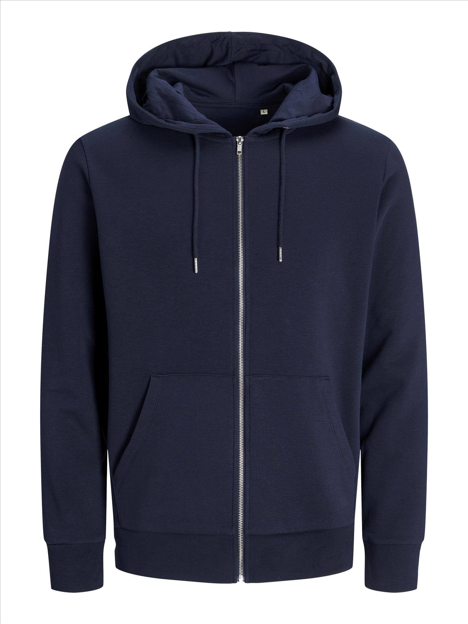 Jack & Jones Hoodie navy blazer unisex hoodies te personaliseren bedrukbaar